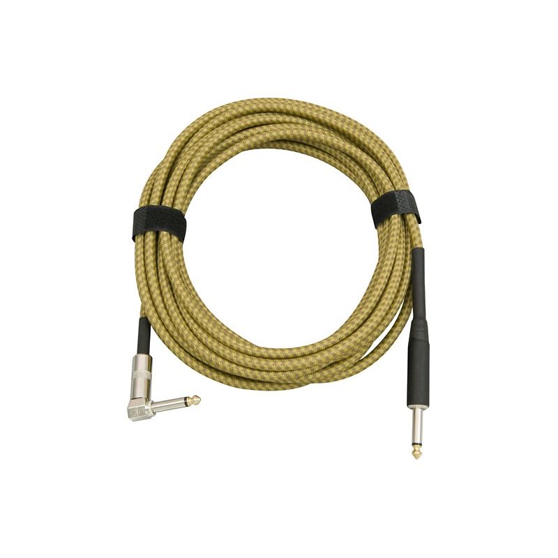 Musicians Gear kabl Tweed Gold 3m (Ts- Ts ugaoni)  CL-397-10-BN-YE