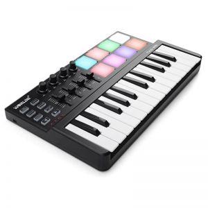Worlde Panda MINI Portable 25 Keys USB Keyboard MIDI Controller with Colorful Drum Pad